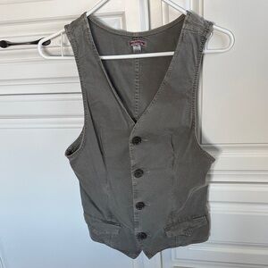 True Religion Olive Vest